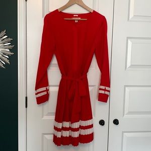 Tommy Hilfiger Zooey Deschanels Zelda red dress size 6